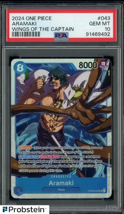 2024 One Piece Aramaki Wings of the Captain #043 PSA 10 GEM MINT - Image 1