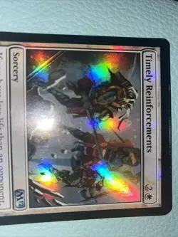 MTG FOIL Timely Reinforcements – Magic 2012 Card # 40 - Image 2