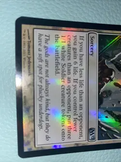 MTG FOIL Timely Reinforcements – Magic 2012 Card # 40 - Image 3