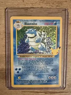 Pokemon Blastoise Holo Rare 2/102 Base Set Card 100 HP Nintendo GAMEFREAK - Image 1