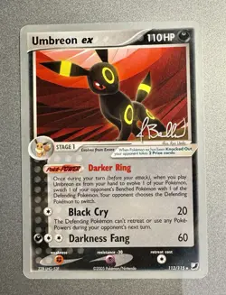 Umbreon ex 112/115 Jimmy Ballard World Championships 2006 Pokemon Card - Image 1