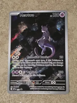 [ NM ] Mewtwo 052 Scarlet & Violet Promo Holo Basic Pokemon Card 2023 - Image 1