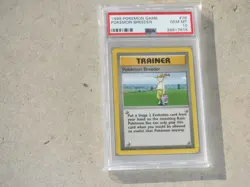 1999 POKEMON GAME BREEDER TRAINER CARD #76 GRADED POKEMON PSA 10 - Image 1