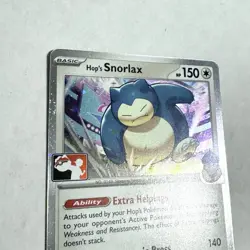SWIRL Hop's Snorlax Play! Stamped COSMO Holo Pokemon Prize Pack Promo Card - Image 4