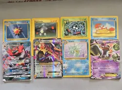 Pokemon TCG Card Lot Starmie Magnemite Tangela Krabby Seadra *damaged* - Image 1