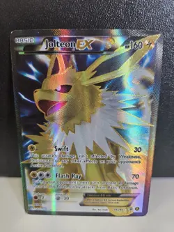 Pokemon Card TCG Jolteon EX 28a/83 Generations Ultra Rare Holo Full Art LP/MP - Image 1