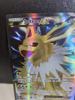 Pokemon Card TCG Jolteon EX 28a/83 Generations Ultra Rare Holo Full Art LP/MP - Image 4