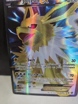Pokemon Card TCG Jolteon EX 28a/83 Generations Ultra Rare Holo Full Art LP/MP - Image 5