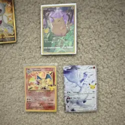 Pokemon Celebrations Charizard Reshiram Pikachu Holo Promo Lot 4 Cards - Image 1