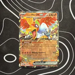 Pokemon TCG Ethan's Ho-Oh EX Card 39/182 Destined Rivals English Edition GMT TCG - Image 1