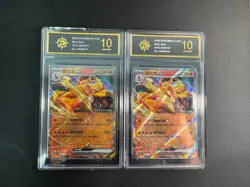 Pokemon TCG S-Chinese 151C Charizard EX 006/151 RR Holo Mint Card goldenP10 - Image 1
