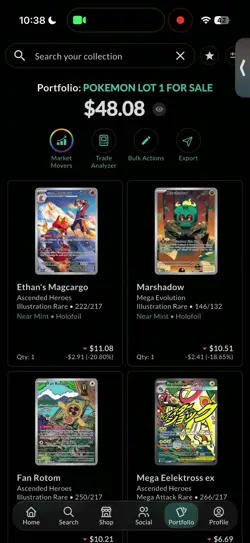 Pokemon TCG EX and Full Arts 9x Card Lot NM-Mint - Image 2