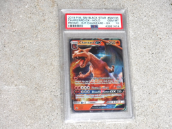 2019 POKEMON CHARIZARD GX BLACK STAR CARD HOLO PROMO SM# 195 PSA 10 - Image 1