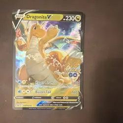 Pokemon TCG Dragonite V SWSH235 Sword & Shield Promo Full Art Holo 230HP Card - Image 1