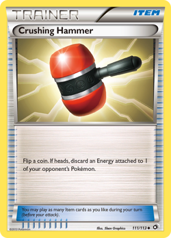 Crushing Hammer 111/113 Uncommon | Legendary Treasures | Pokemon Card - Image 1