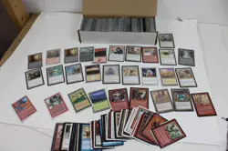 Box full of Vintage Magic the Gathering cards wizards 90s 1990s lot collection - Image 1