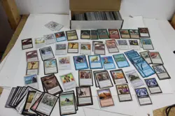 Box full of Vintage Magic the Gathering cards wizards 90s 1990s lot collection - Image 3