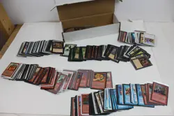 Box full of Vintage Magic the Gathering cards wizards 90s 1990s lot collection - Image 5