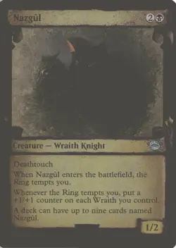 MTG Nazgul (0551) *Foil* Showcase Scrolls Lord of the Rings LOTR MT/NM Free Ship - Image 1