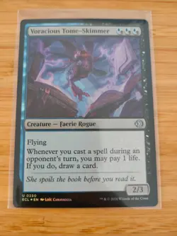 MTG Voracious Tome-Skimmer (FOIL) 0250 Lorwyn Eclipsed M/NM Free UK P&P - Image 1