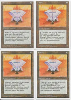 MTG: ONULET 4th Edition RARE; played, Excellent condition x4 - Image 1