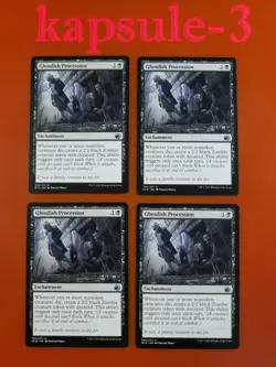 4x Ghoulish Procession | Innistrad Midnight Hunt | MTG Magic Cards - Image 1