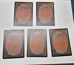 Signed Visions 5 Charm Set Funeral Hearth Emerald Hope Vision Greg Spalenka MTG - Image 2