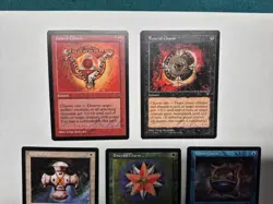 Signed Visions 5 Charm Set Funeral Hearth Emerald Hope Vision Greg Spalenka MTG - Image 4