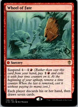 Wheel of Fate R Commander 2016 138 NM Normal - Image 1