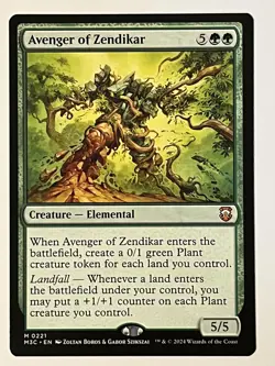 Avenger of Zendikar Commander: Modern Horizons 3 Non-Foil MTG NM - Image 1