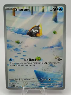 Snorunt 188/182 Paradox Rift Illustration Rare Full Art Holo Pokemon TCG NM/M - Image 1
