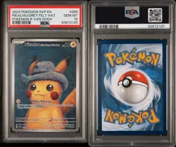 Pikachu With Grey Felt Hat SVP 085 Pokemon Van Gogh Promo Card PSA 10 GEM MINT⚡ - Image 3