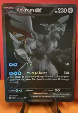 Pokemon 2025 - Zekrom Ex/Reshiram Ex/Victini Ex - BWR SET OF 3 - Near Mint - Image 2