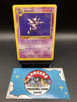 Pokemon TCG Haunter Fossil Set Unlimited Rare Non-Holo Card 21/62 - Image 1