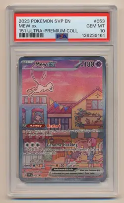 PSA 10 Pokemon Black Star Promo Mew EX SVP EN #053 GEM MINT Condition!! - Image 1