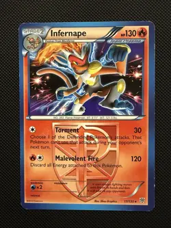 Infernape 17/135 Plasma Storm Reverse Holo Rare Pokemon TCG Card - Image 1