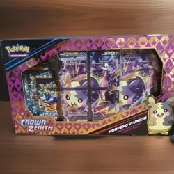 Pokemon Crown Zenith Morpeko V-UNION Playmat Premium Collection Brand New Sealed - Image 1