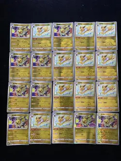 2025 Pokemon TCG S-Chinese Gem Pack Vol.2 Jolteon Master Ball Holo Lot*20 BL25 - Image 2