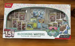 POKEMON TCG SCARLET & VIOLET 151 BLOOMING WATERS PREMIUM COLLECTION BOX SEALED A - Image 1