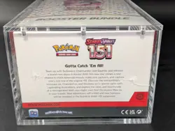 Pokemon 151 SV3.5 Booster Bundle Display Factory Sealed Case W/Acrylic Case - Image 3
