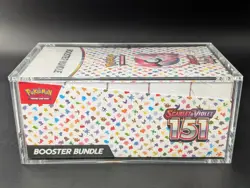 Pokemon 151 SV3.5 Booster Bundle Display Factory Sealed Case W/Acrylic Case - Image 4