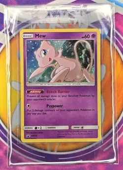🔥Pokemon TCG Mew SM215 - Black Star Promo Holo - Near Mint English Sleeved 🔥📈 - Image 3