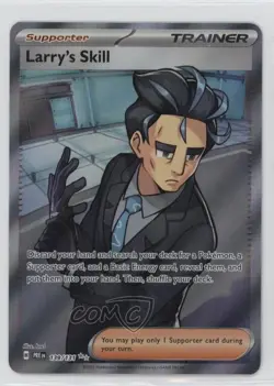 Larry's Skill Ultra Rare Pokemon Prismatic Evolutions PRE #139 - Image 1