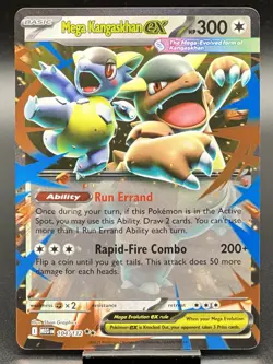 Pokemon Mega Kangaskhan Ex 104/132 Holo Double Rare Mega Evolution 2025 NM+ - Image 1