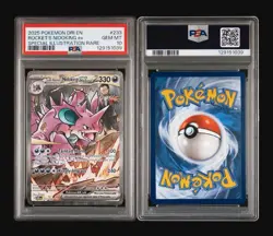 Pokemon TCG Team Rockets Nidoking EX 233/182 Destined Rivals PSA 10 - Image 3