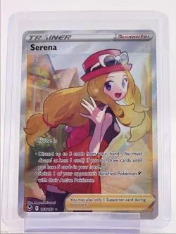 SERENA 2022 POKEMON SWORD & SHIELD SILVER TEMPEST ULTRA RARE 193/195 Q2386 - Image 1