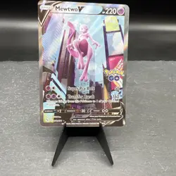 Mewtwo V (Alternate Full Art) 072/078 Pokemon GO Holo - Image 1