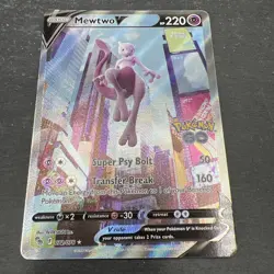 Mewtwo V (Alternate Full Art) 072/078 Pokemon GO Holo - Image 5
