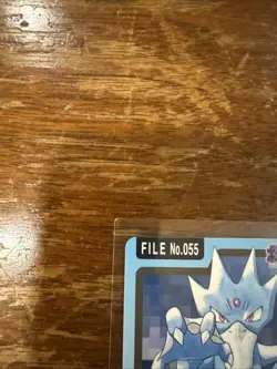 Golduck File No. 055 Carddass Vintage M4 Japanese Pokemon TCG - Image 2