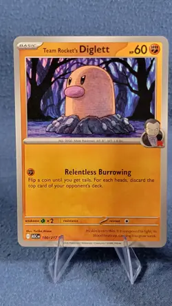 Pokemon TCG Team Rocket's Dugtrio Reverse Holo 101/217 Ascended Heroes NM B - Image 3